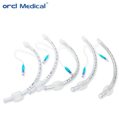 의료용 PVC 2.5-10.0mm 커프 압력 일회용 기관 튜브 삽입기 구강 사용 기관 내 튜브