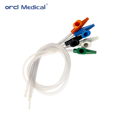 의료용품 비생성 Fr6-Fr22 크기 PVC 흡입 카테터 반 킨크 디자인 일회용